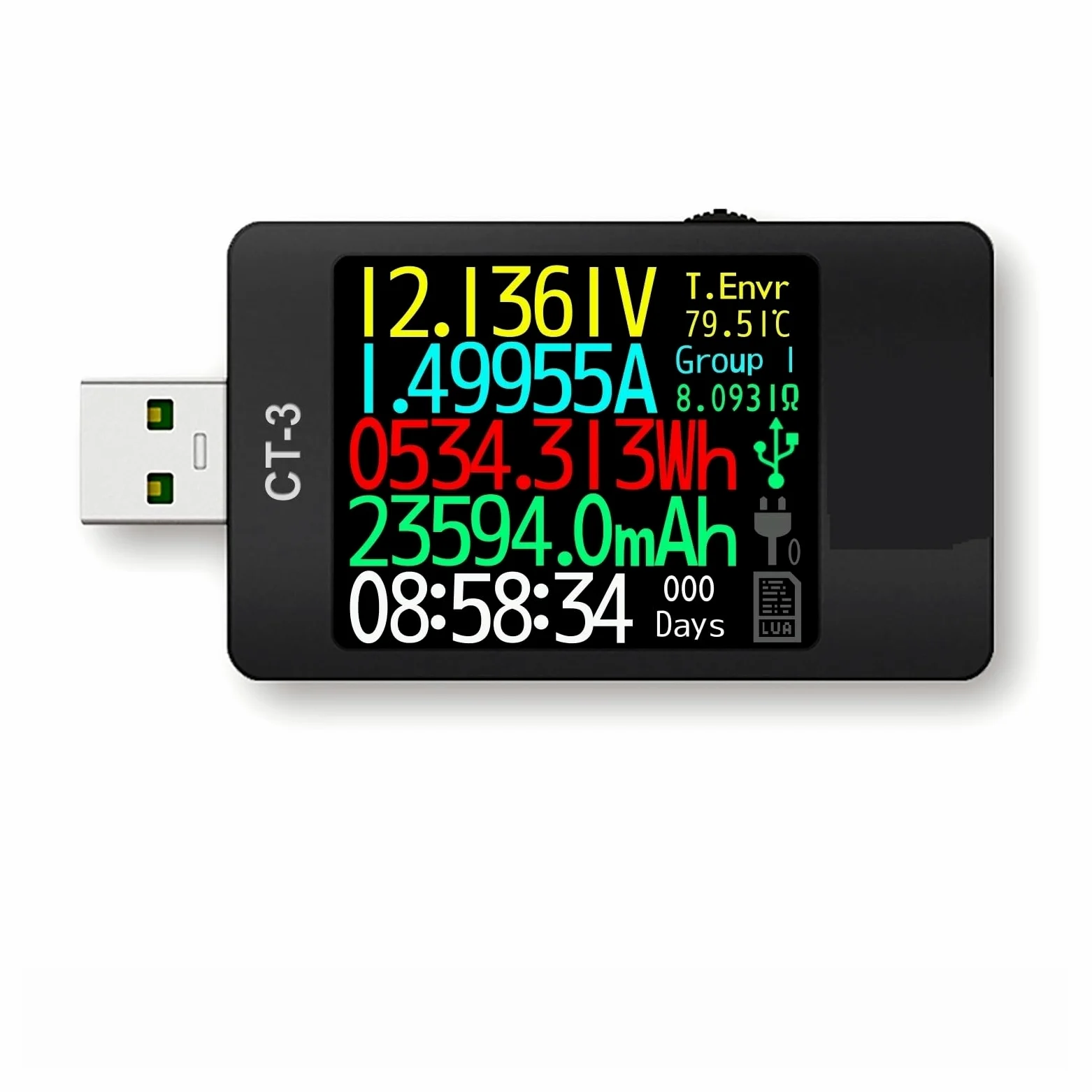 Tester USB USB 3.1 Tester miernika mocy Multimetr cyfrowy Tester prądu Detektor napięcia Interpreter Zintegrowany DC 26V 6A