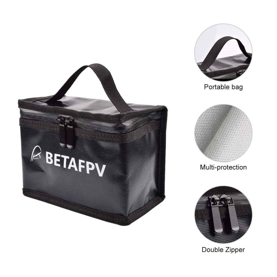 BETAFPV Fireproof Explosionproof Waterproof Lipo Battery Bag for FPV Whoop Battery Storage Charging