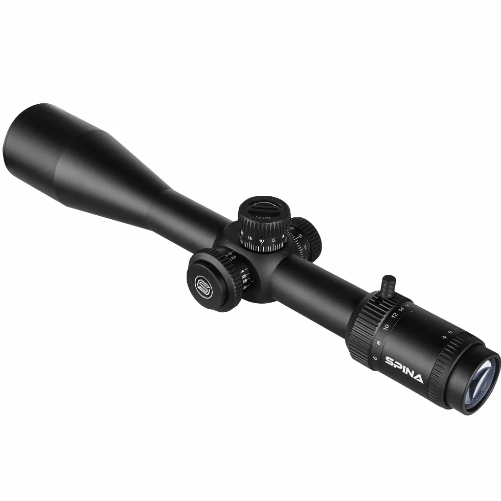 SPINA OPTICS 6-24X50 FFP Pierwszy Focus Plane Telescopic Sight Zakres karabiny MIL Dot Reticle