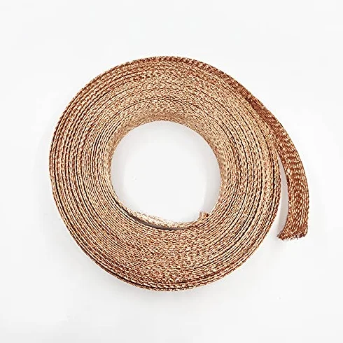 Ochrona wykończenia kabla, Kabel Tidy 10M z miedzianą osłoną, pleciony rękaw 2-20mm.-zakłócenia dla głośnika Power Audio(20mm)