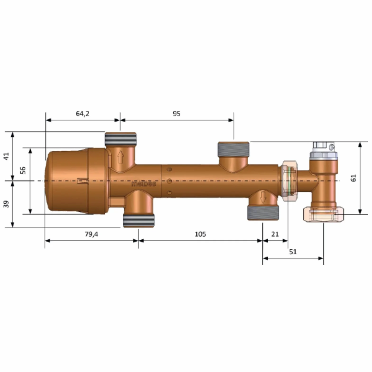 Zawór BSP M PM - M10240