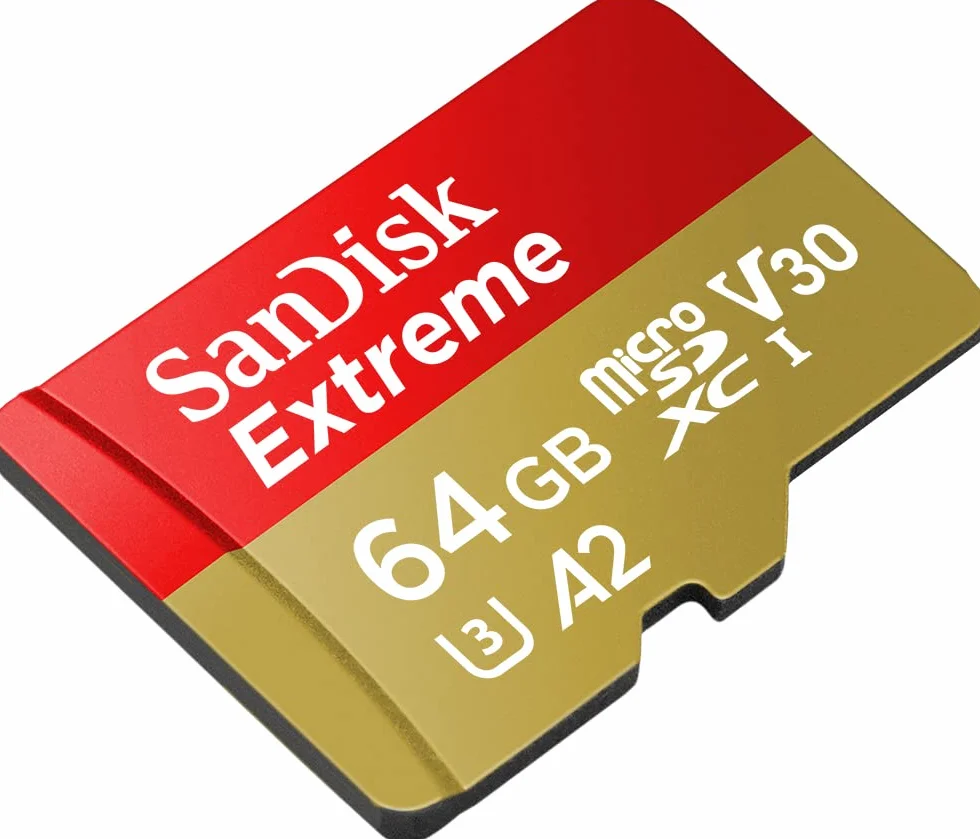 SanDisk Extreme microSDXC UHS-I karty pamięci 64 GB dla kamer akcji i dronów+adapter + RescuePRO Deluxe (do 170 MB/s, A2, Klasa 10, U3, V30)