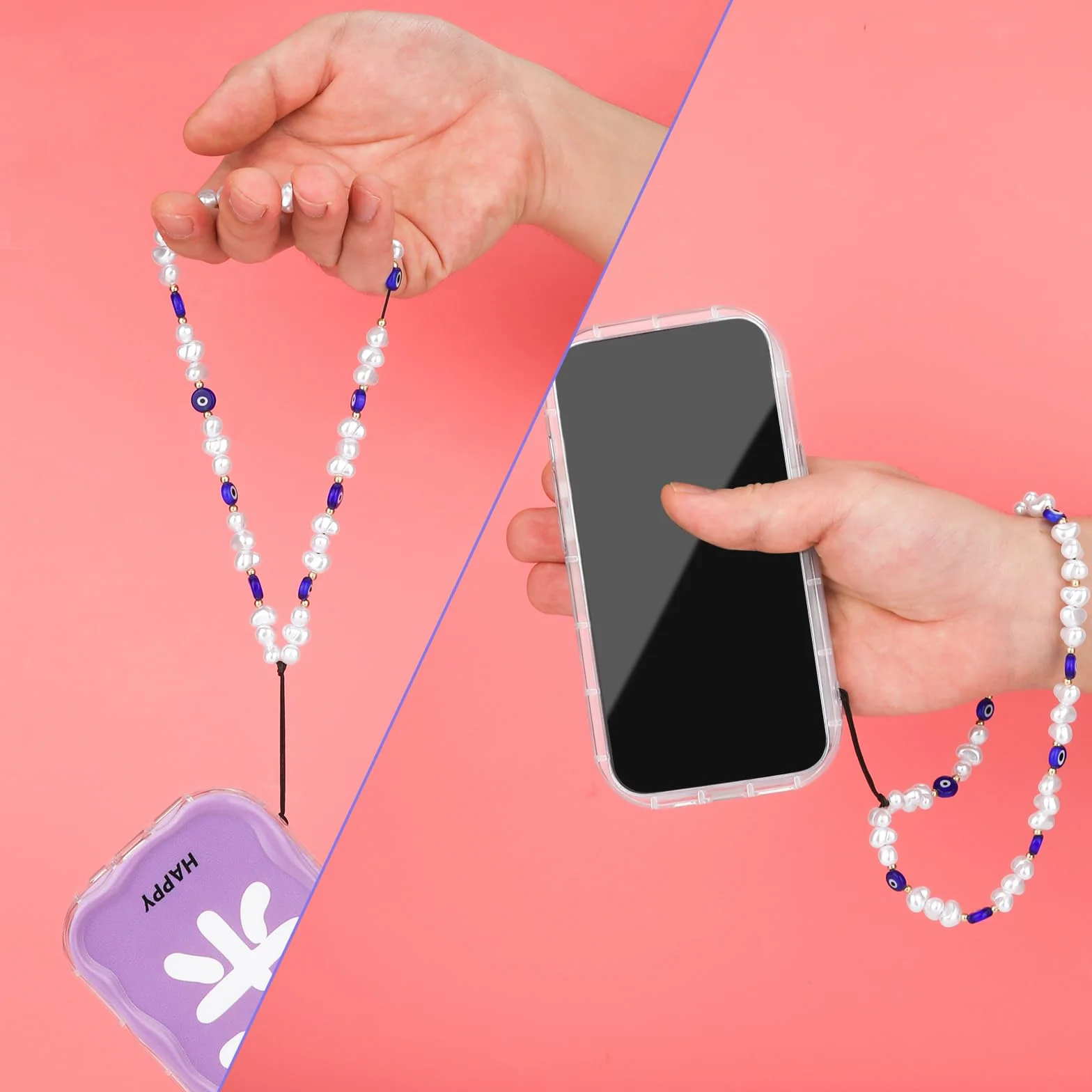 Phone Charm Koralik Okrągły Specjalny Kształt Lanyard Pasek na Nadgarstek Uroczy Brelok