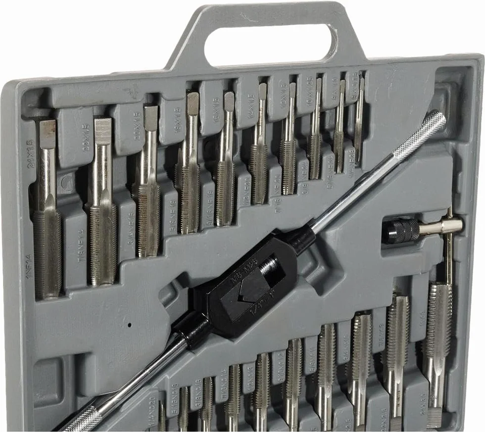 Mannesmann M53245 zestaw gwintowników 45 szt. w walizce z tworzywa sztucznego,