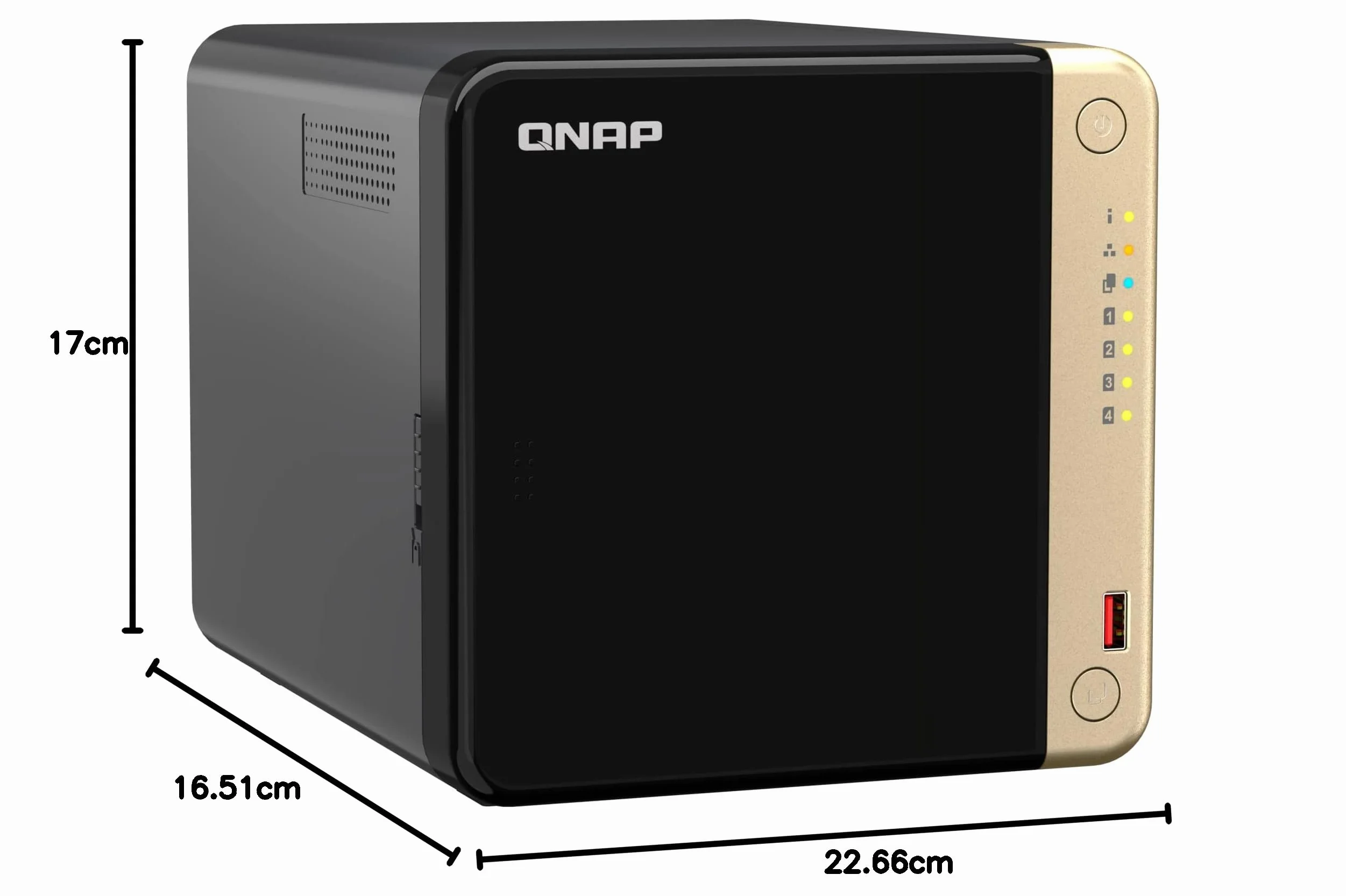 QNAP TS-464-8G NAS Server 4 Schächte SATA 6Gb/s