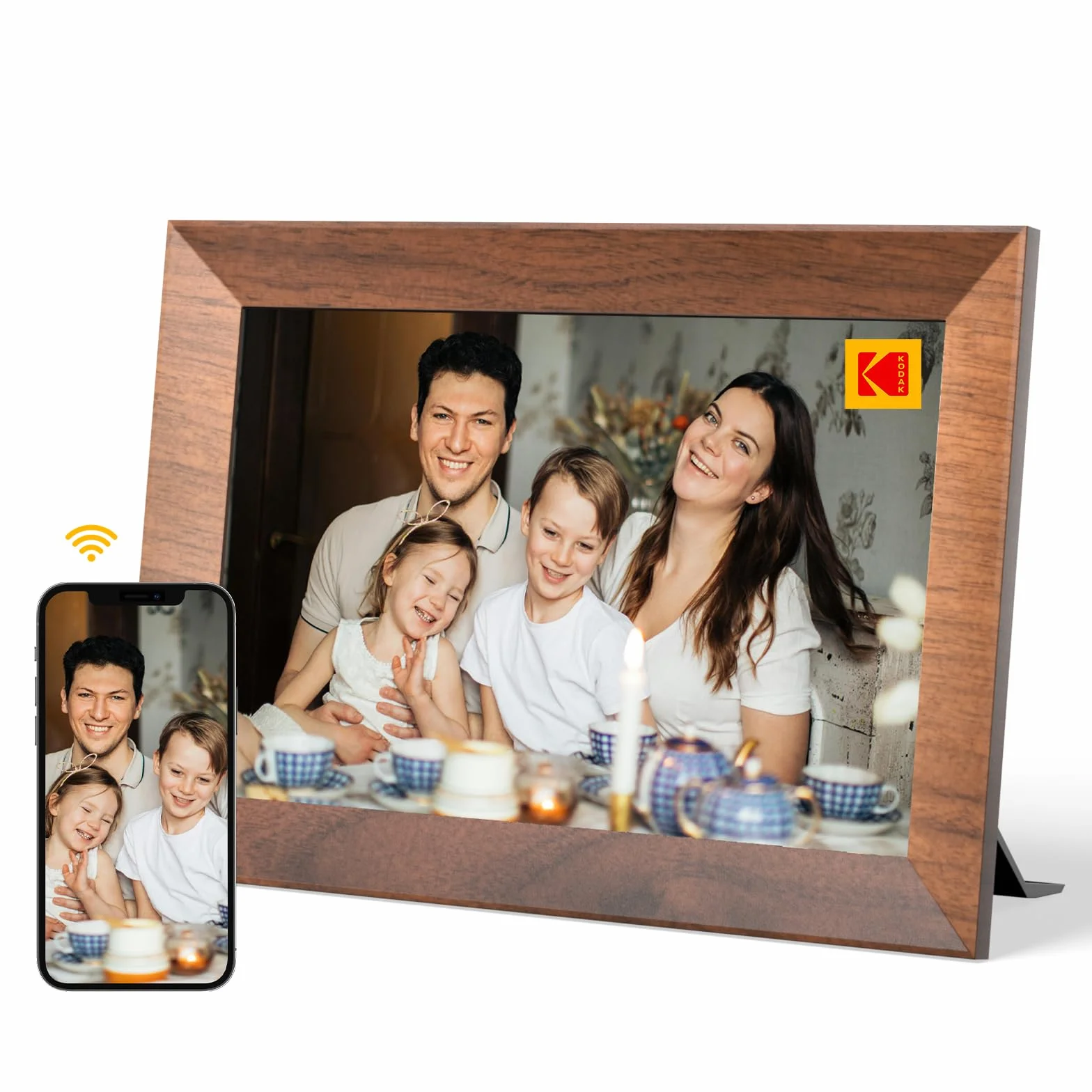 KODAK Cyfrowa ramka na zdjęcia Wi-Fi 10,1" HD IPS ekran dotykowy 32 GB