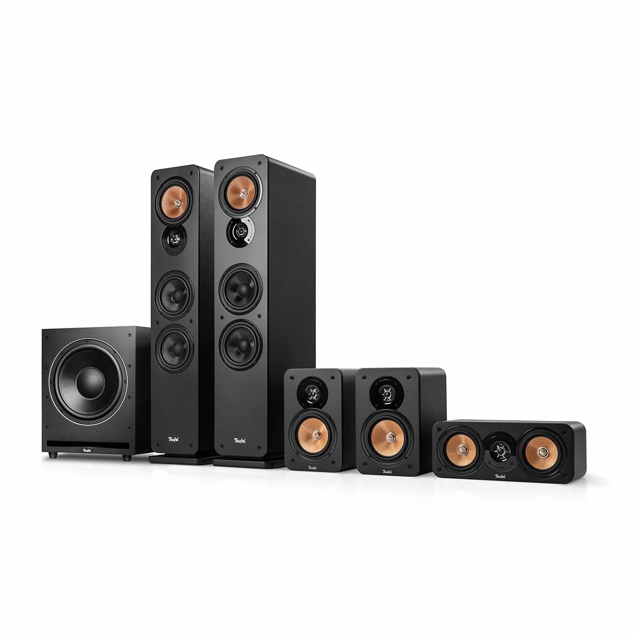 Teufel ULTIMA 40 Surround Power Edition 5.1 Zestaw kina domowego system trójdrożny bass reflex czarny