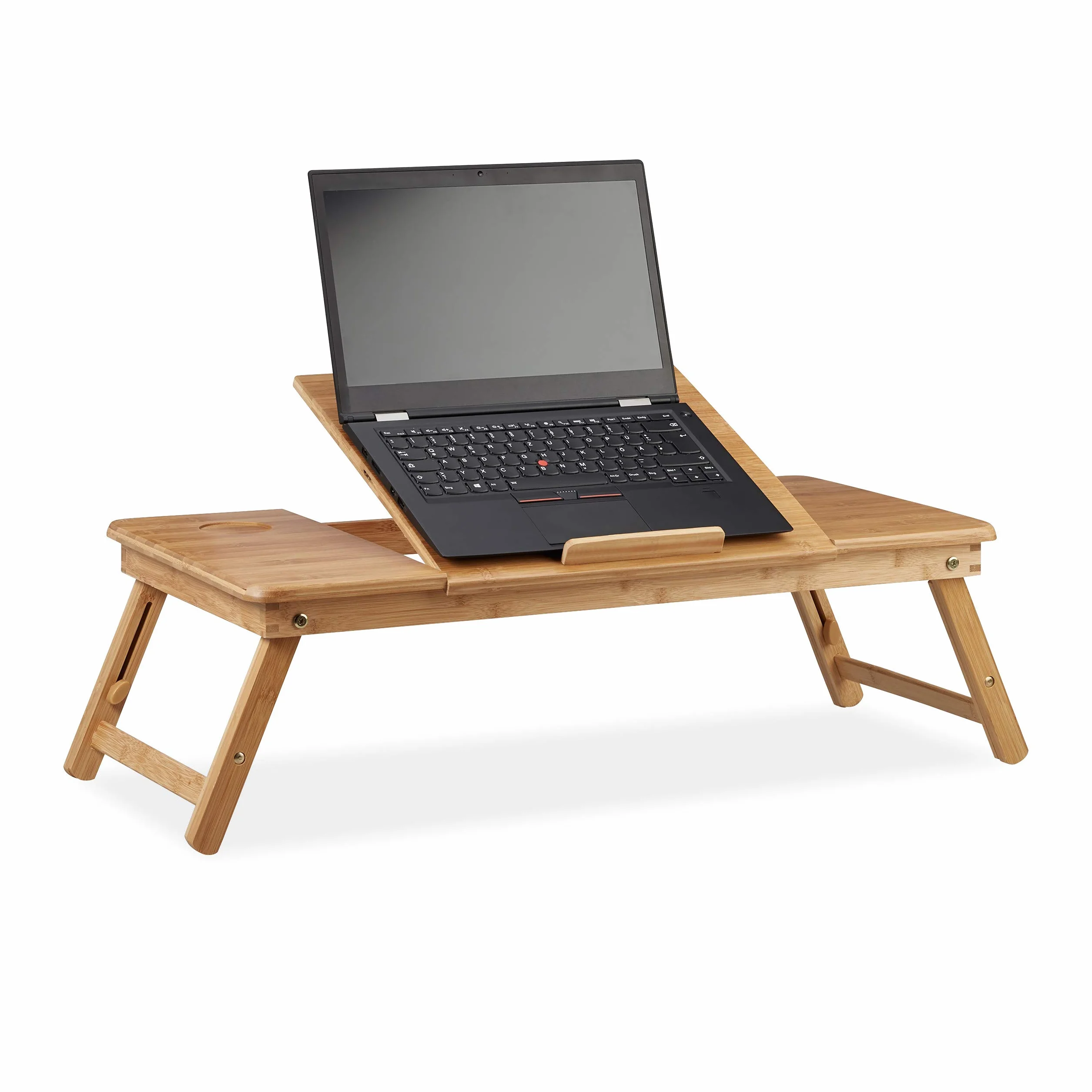 Relaxdays Stolik pod Laptopa Brązowy XL