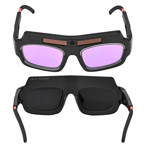 Yosoo Solarne okulary spawalnicze z automatycznym zaciemnieniem, okulary ochronne, regulowana ochrona oczu do gogli Argon Arc Electric Impact