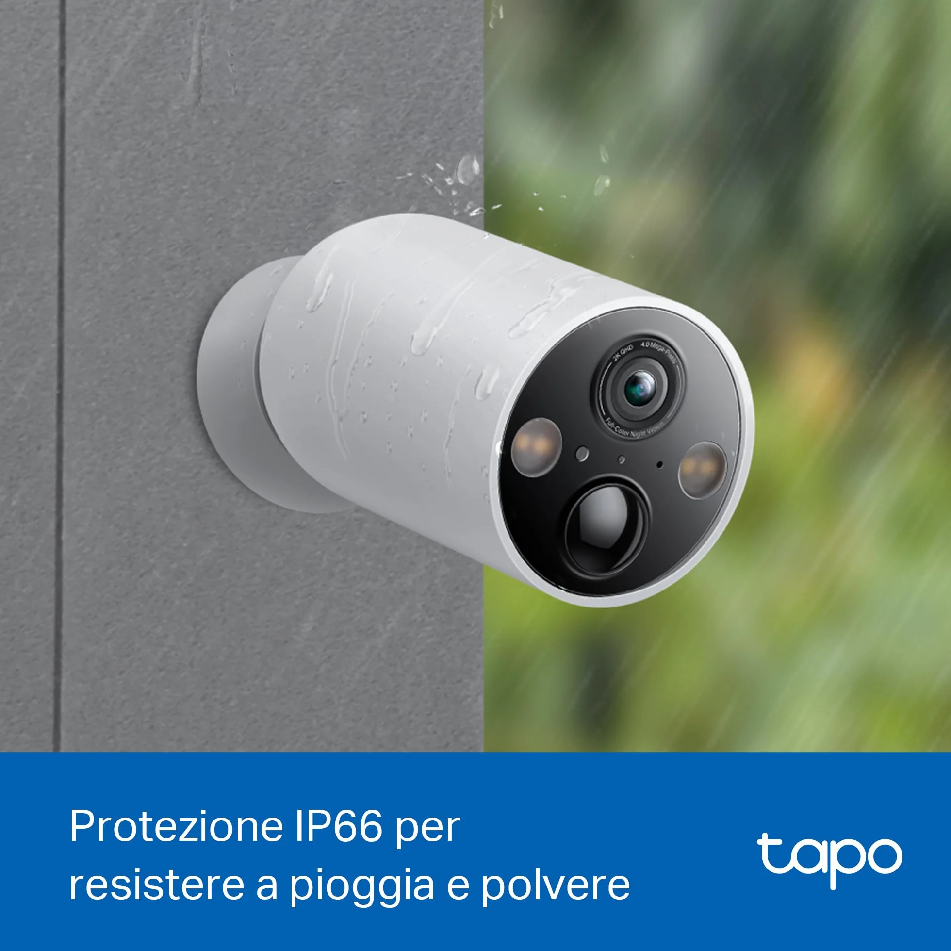 TP-Link Tapo C425 (2-pack) | Zestaw 2 kamer Wi-Fi 2K QHD na baterie | Tryb nocny w kolorze | Wykrywanie AI | Współpraca z H200 | Kompatybilne z Alexa i Google Home
