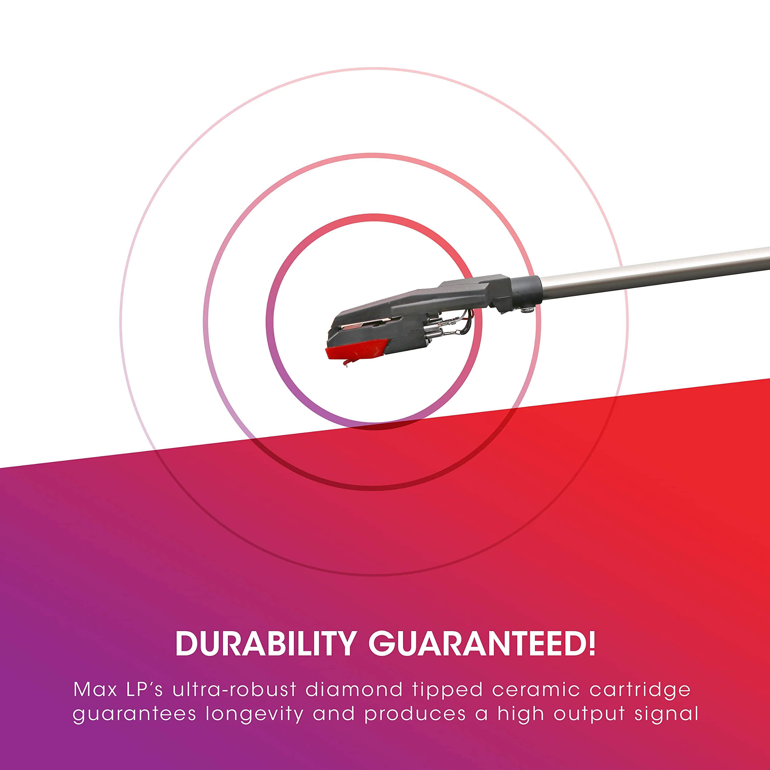 ION Audio Max LP Gramofon z wbudowanymi głośnikami wyjście USB drewno naturalne