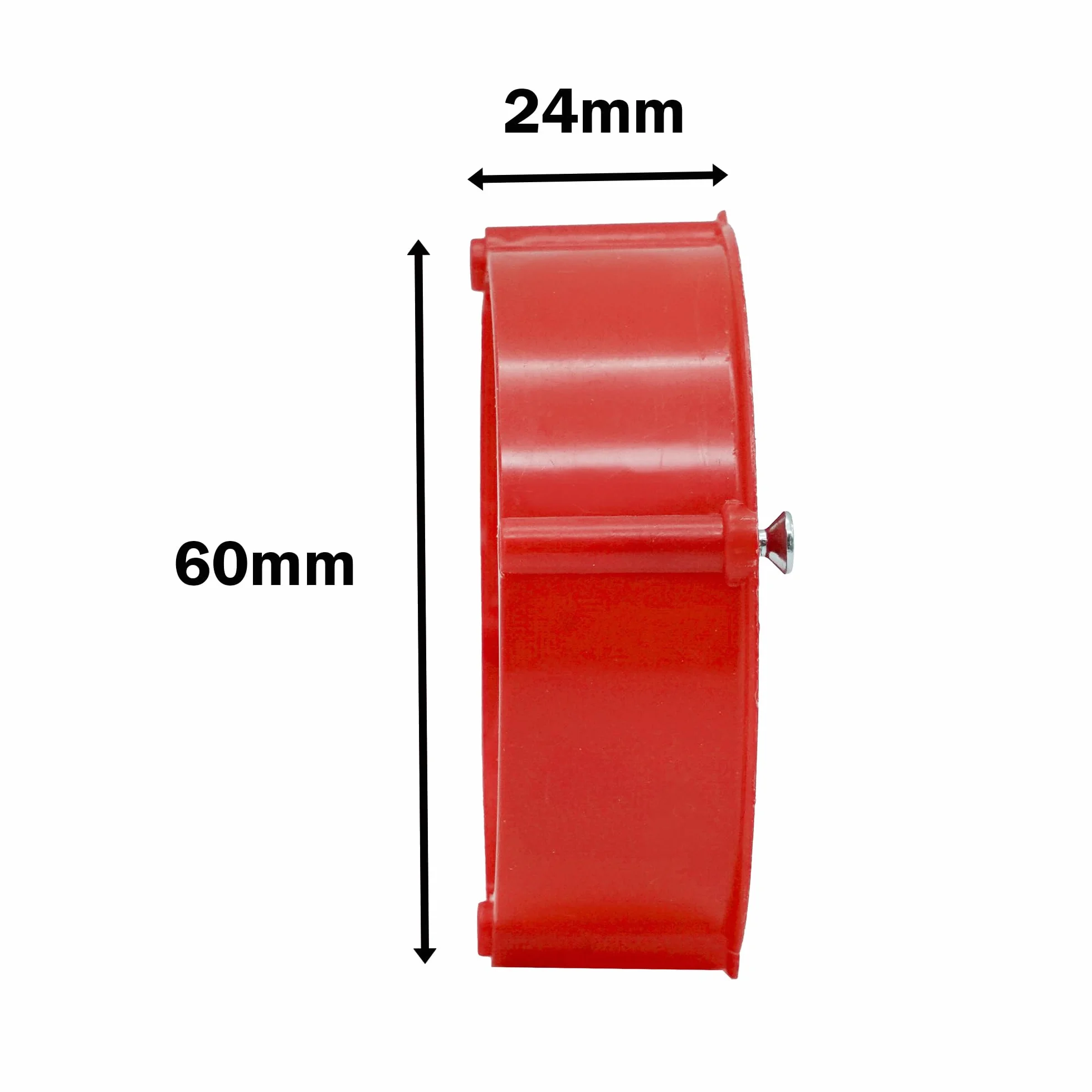 Pierścień wyrównujący tynk Ø 60 mm do podtynkowych przełączników/gniazd 24 mm, 1 sztuka