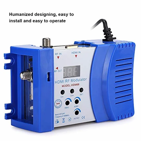 Modulator HD, częstotliwość HDMI-HF-VHF/UHF ze złączem HDMI, modulator PAL/NTSC Akcesoria komputerowe standardowy format TV 100-240V