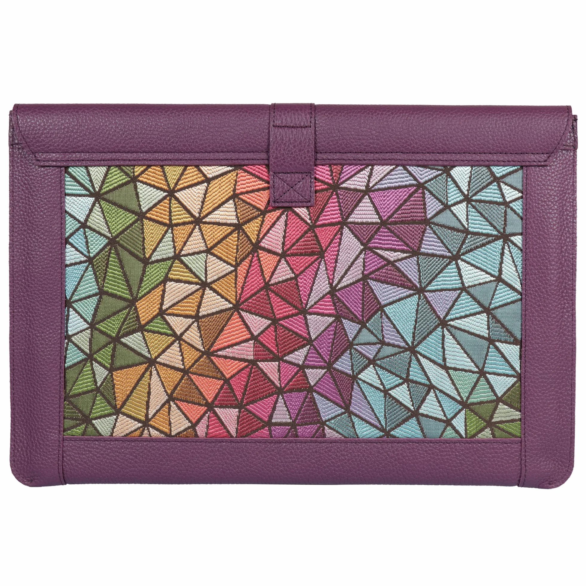Skórzane Etui LONDO do MacBook Pro 14 Air 13.3 iPad Pro 12.9 Torba na Laptopa Skóra Licowa Purple 2020-2026