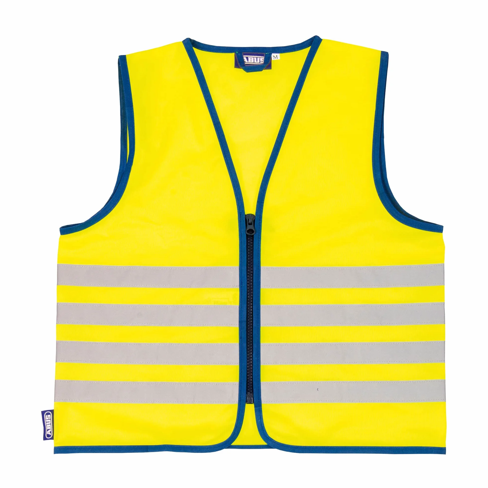 ABUS Dziecięca kamizelka odblaskowa Lumino Reflex Vest Kids – kamizelka bezpieczeństwa dla lepszej widoczności w dzień i w nocy – z zamkiem błyskawicznym – rozmiar L