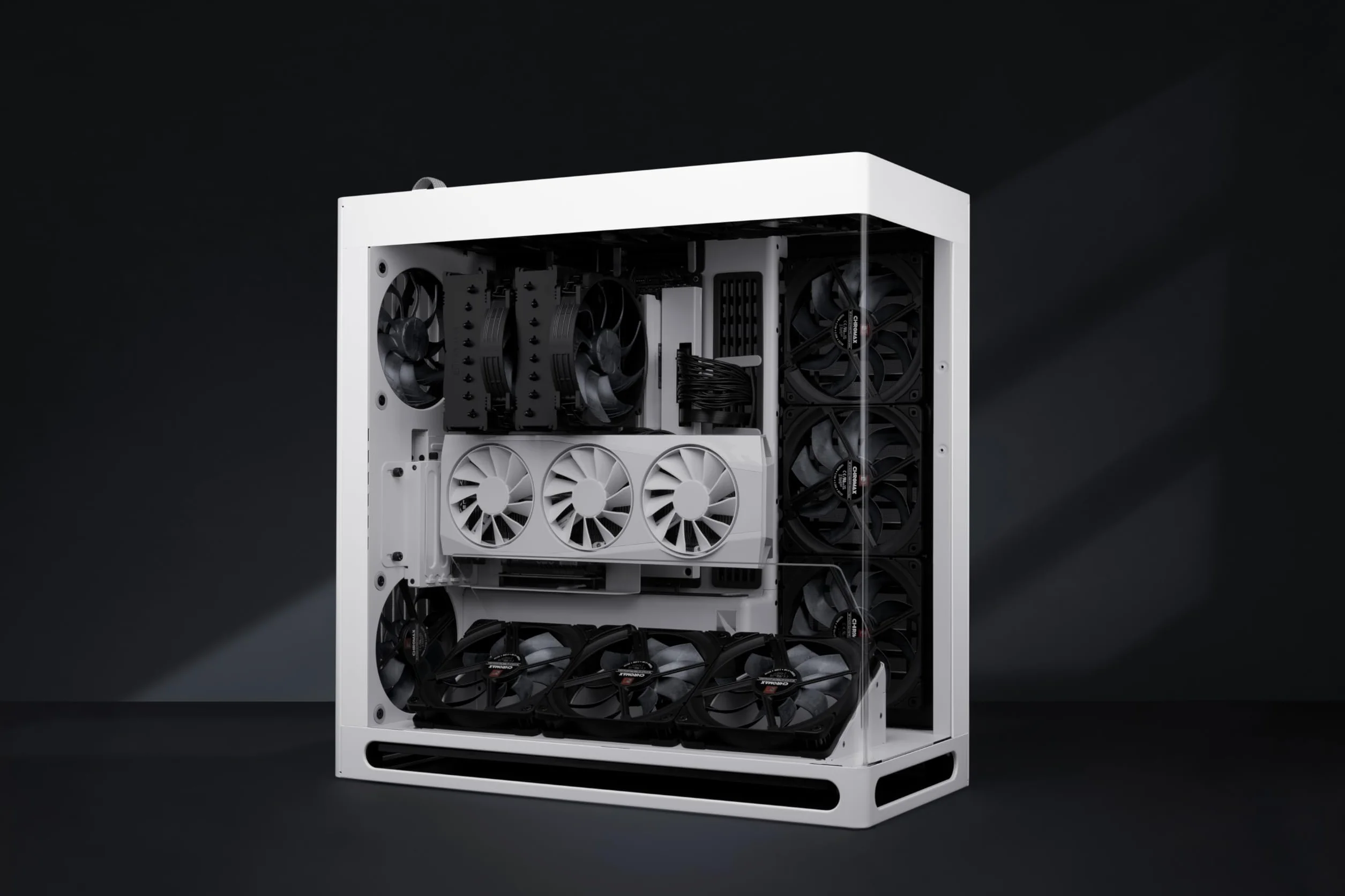 Noctua NH-D15 G2 chromax.black – Wysokiej Klasy Cooler CPU Typu Dual-Tower dla AMD AM5/AM4 i Intel LGA1851/LGA1700/LGA1200 (Czarny)