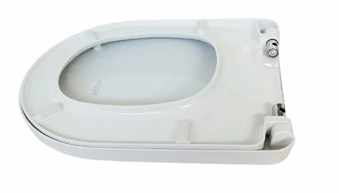WC- deska, Duroplast, Stalowe Mocowania, Wolnoopadająca, Antybakteryjna, Do Roca Happening, Biała