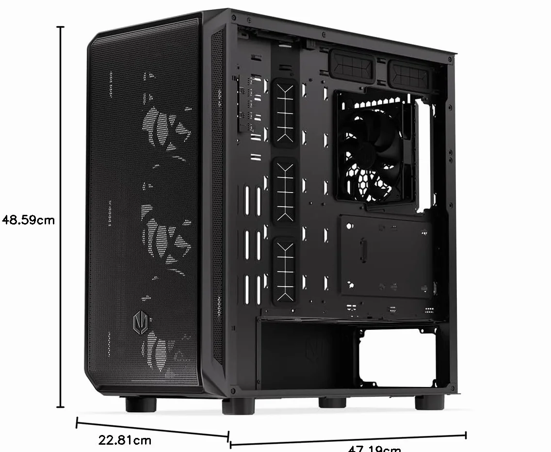 ENDORFY Arx 700 Air obudowa ATX wentylatory 5x140 mm chłodnice 360 mm siatka mesh