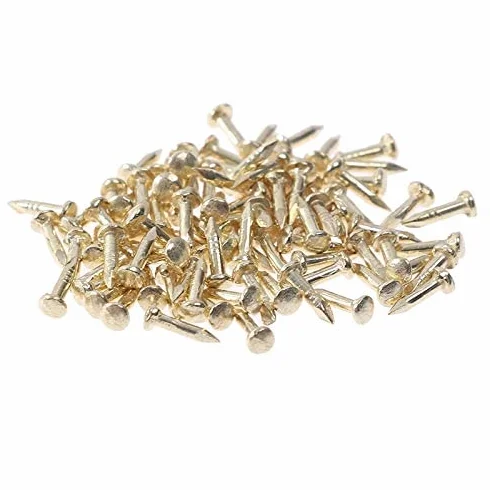 Zawias, 20 sztuk/partia M-INI Szafka meblowa okucia dekoracyjne Małe drzwi do pudełka na biżuterię Materiał mebli 8 mm 10 mm (kolor: z nakrętką)