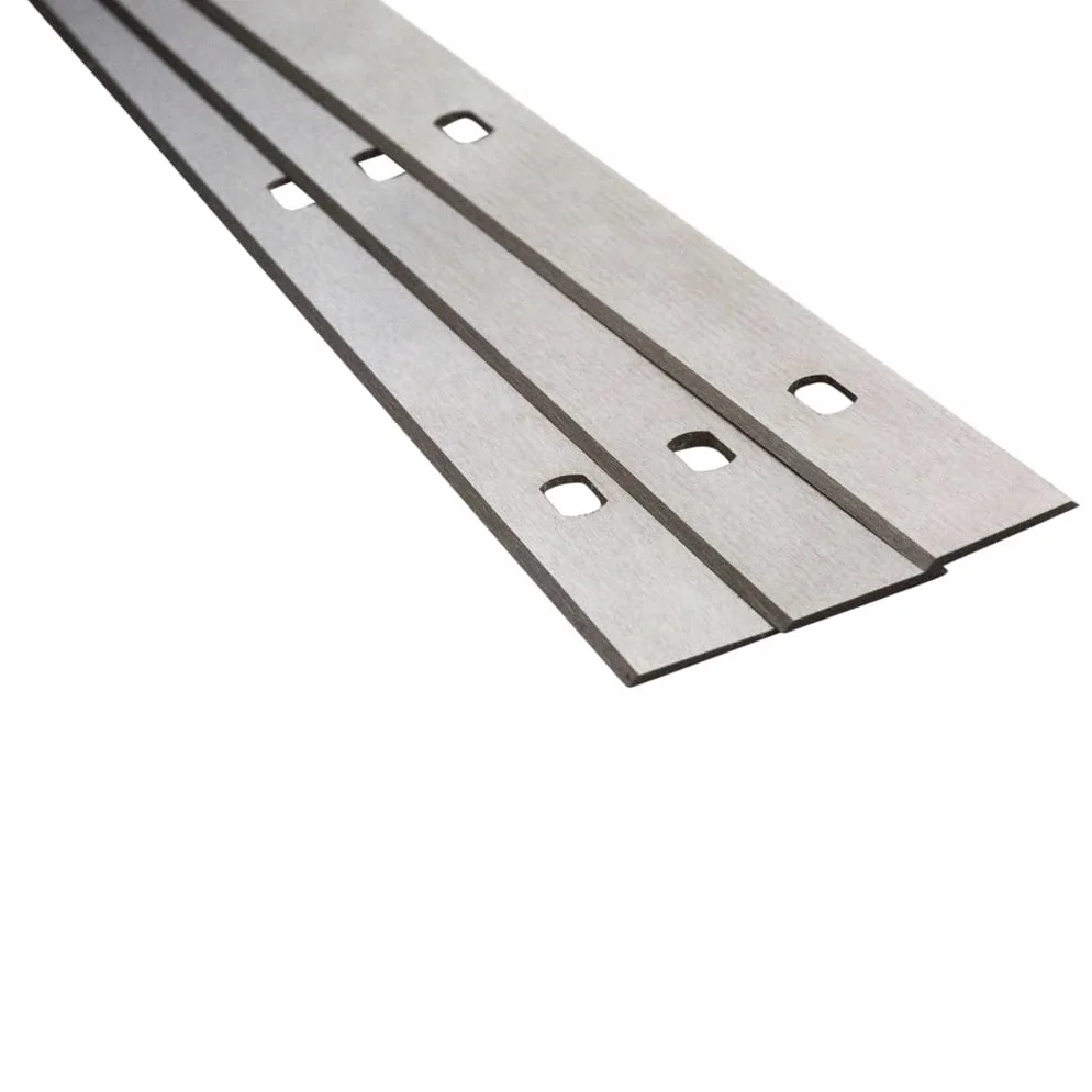 12 x jednorazowy nóż do heblowania Hema 350 × 19 × 1 5 otworów 65/100 mm rozstaw otworów