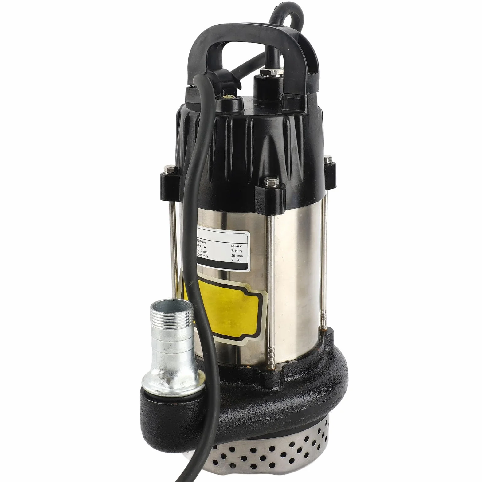 Pongnas Kompaktowa i Wydajna Bezszczotkowa Pompa Głębinowa 400 W DC24V z 1-calowym Wylotem do Elementów Przesyłowych i Pneumatycznych