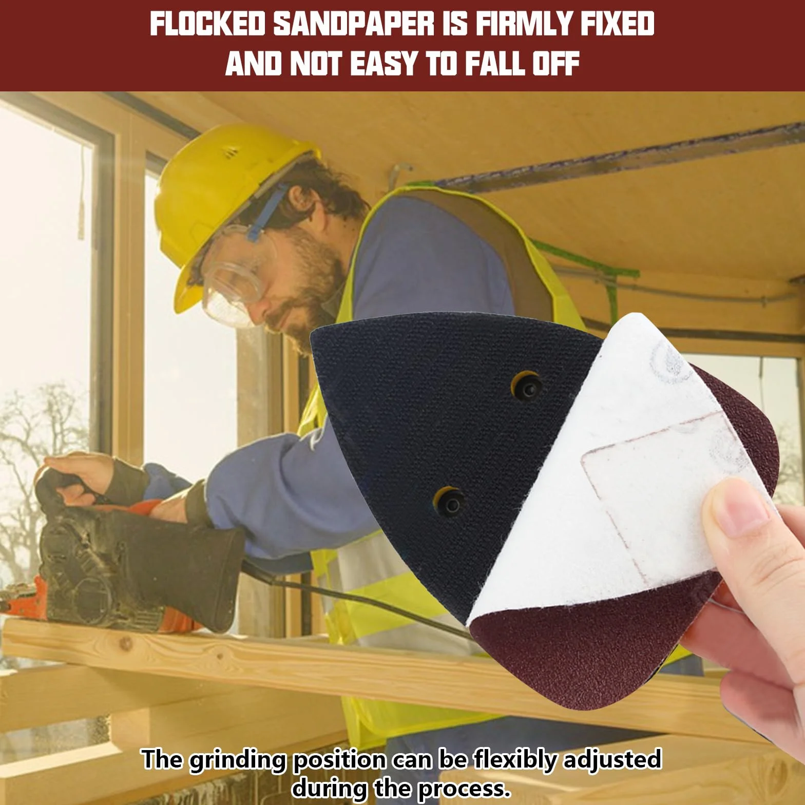 30 szt. papieru ściernego do Black und Decker Mouse, ziarnistość 80 myszy, arkusze szlifierskie do szczegółów, trójkąty szlifierskie na rzep, podkładki szlifierskie, szlifierki trójkątne do szlifierek