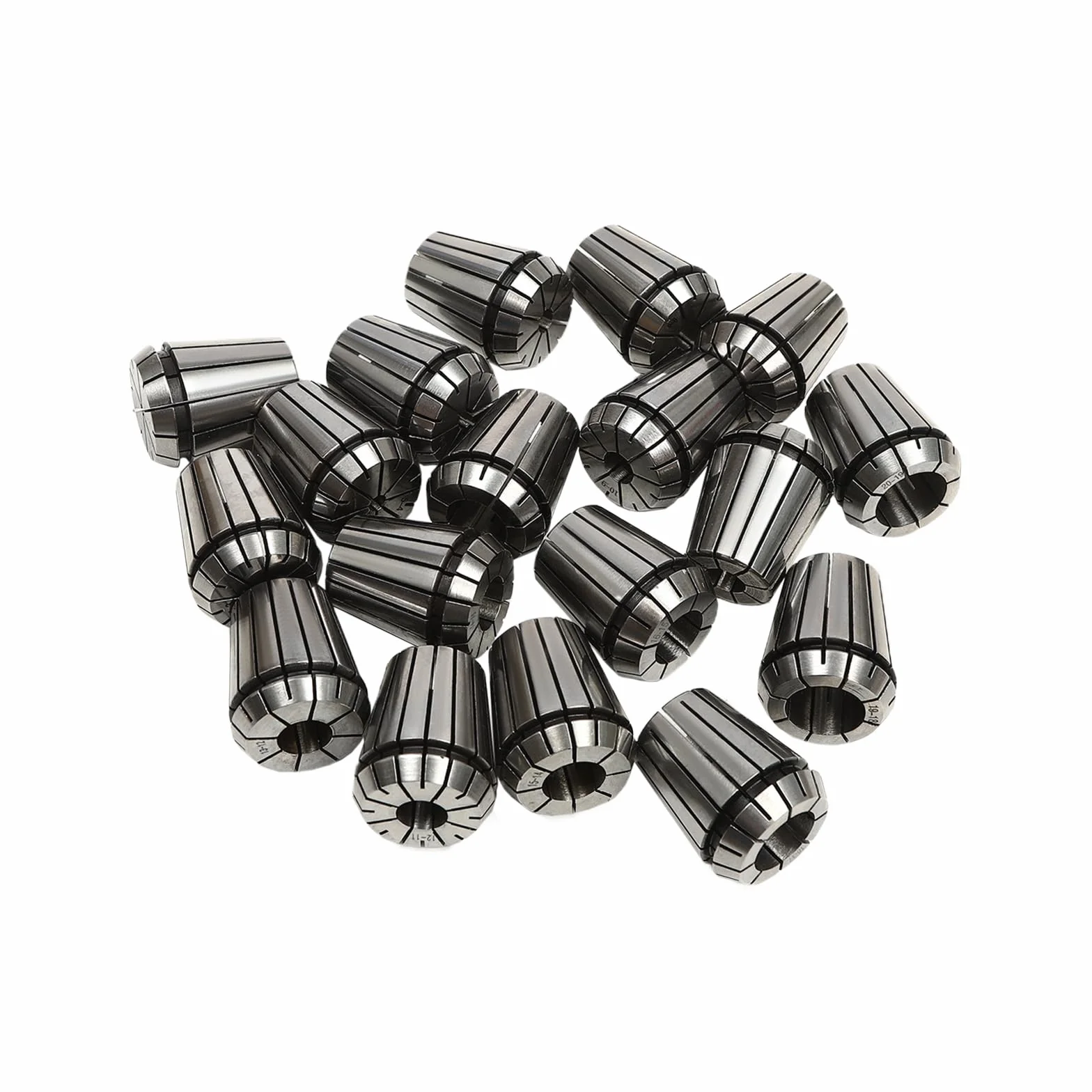 Zestaw tulei zaciskowych, trzpień MT3 ER32, tuleja zaciskowa 2-20 mm, 18 tulejek zaciskowych, dokładność 0,015 mm, zestaw tulejek zaciskowych do frezarek CNC