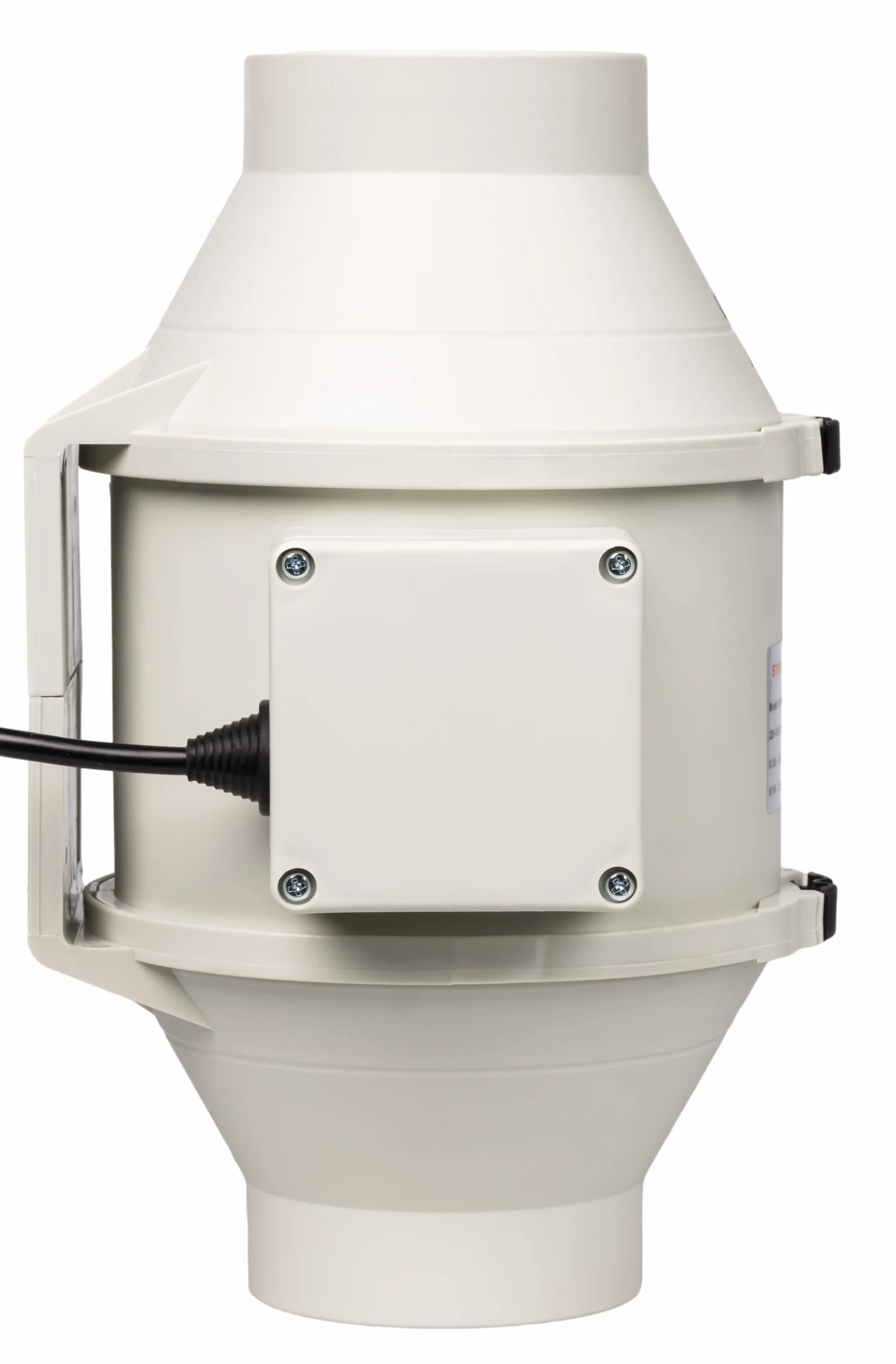 STERR Wentylator Wyciągowy DFA100 Wentylator Kanałowy 100 mm / 4'' - Wentylator Przemysłowy o Niskim Zużyciu Energii