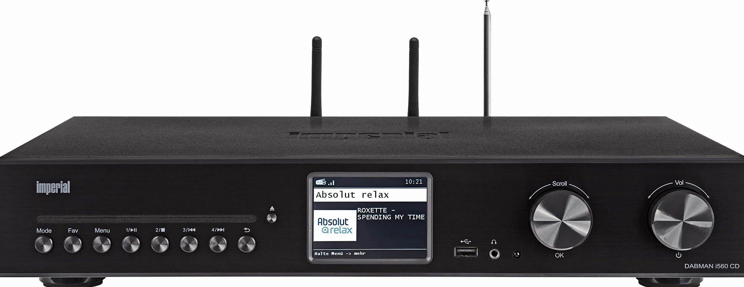 Imperial DABMAN i560 CD HiFi urządzenie ze wzmacniaczem odtwarzaczem CD radio internetowe cyfrowe DAB+ DAB UKW WLAN LAN HDMI ARC Bluetooth streamingu