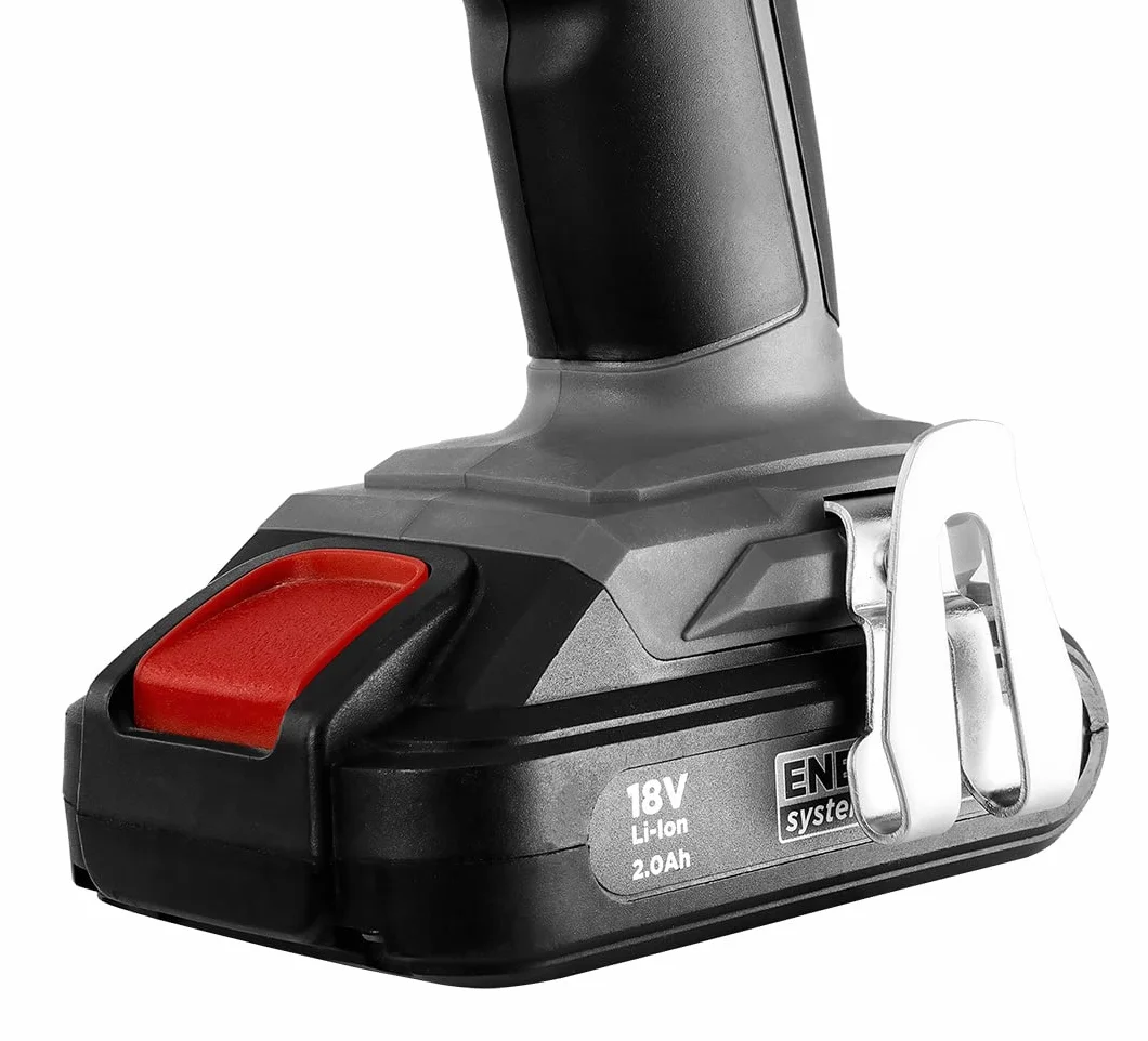 GRAPHITE Wiertarko-wkrętarka akumulatorowa 18 V Energy+, wiertarka/wkrętarka z akumulatorem 2,0 Ah i ładowarką w kartonowym pudełku, uchwyt wiertarski 10 mm