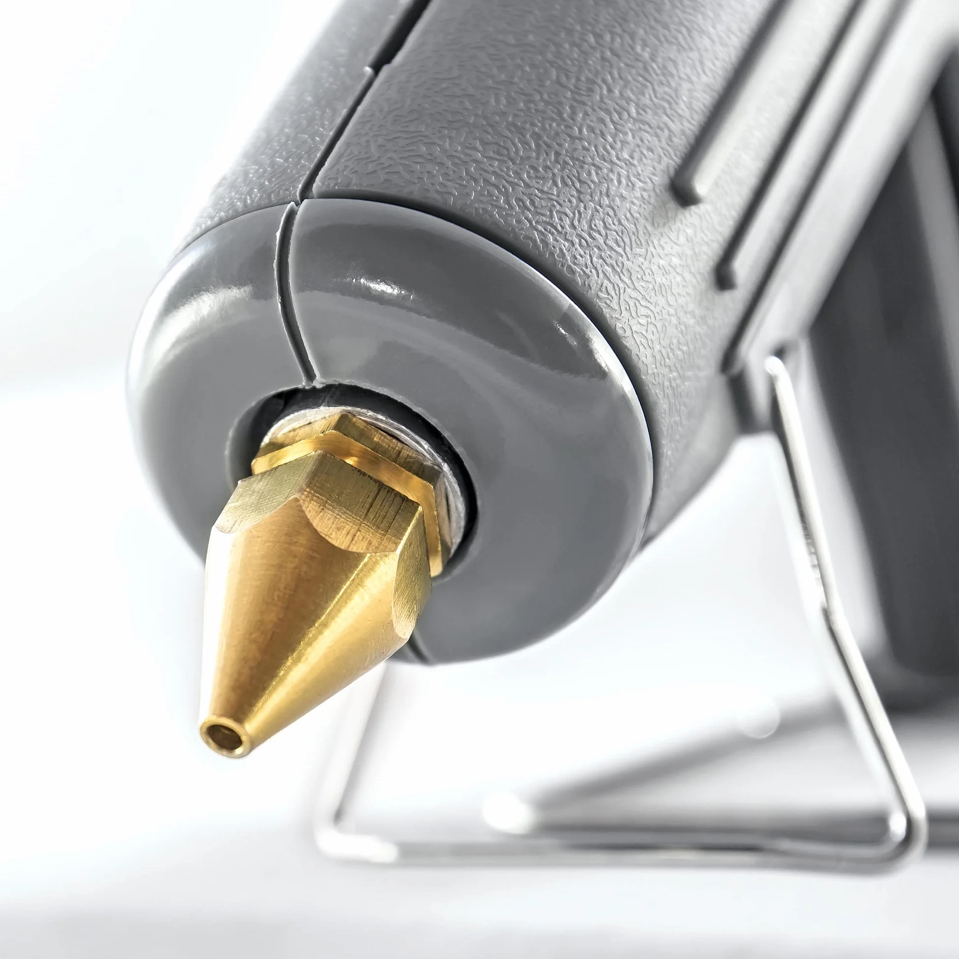 AdTech Pistolet do klejenia na gorąco o dużej mocy przemysłowej – profesjonalny pistolet do klejenia na gorąco do stolarstwa, napraw i przebudowy, szary, 200 W - 189