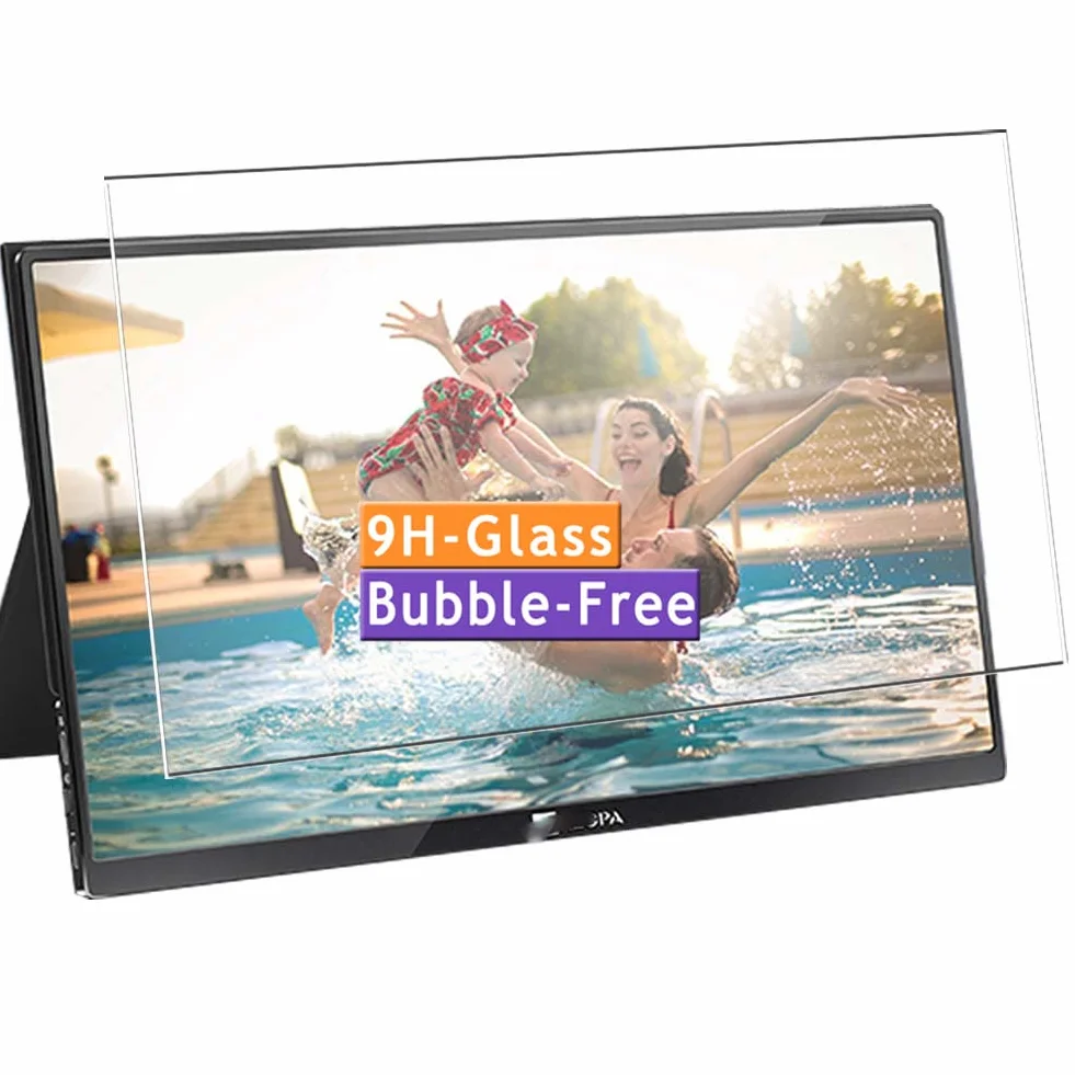 Vaxson ochraniacz ekranu ze szkła hartowanego, kompatybilny z Arzopa Portable Monitor A1 MAX 17.3" aktywny obszar 9H szkło pancerne folia ochronna