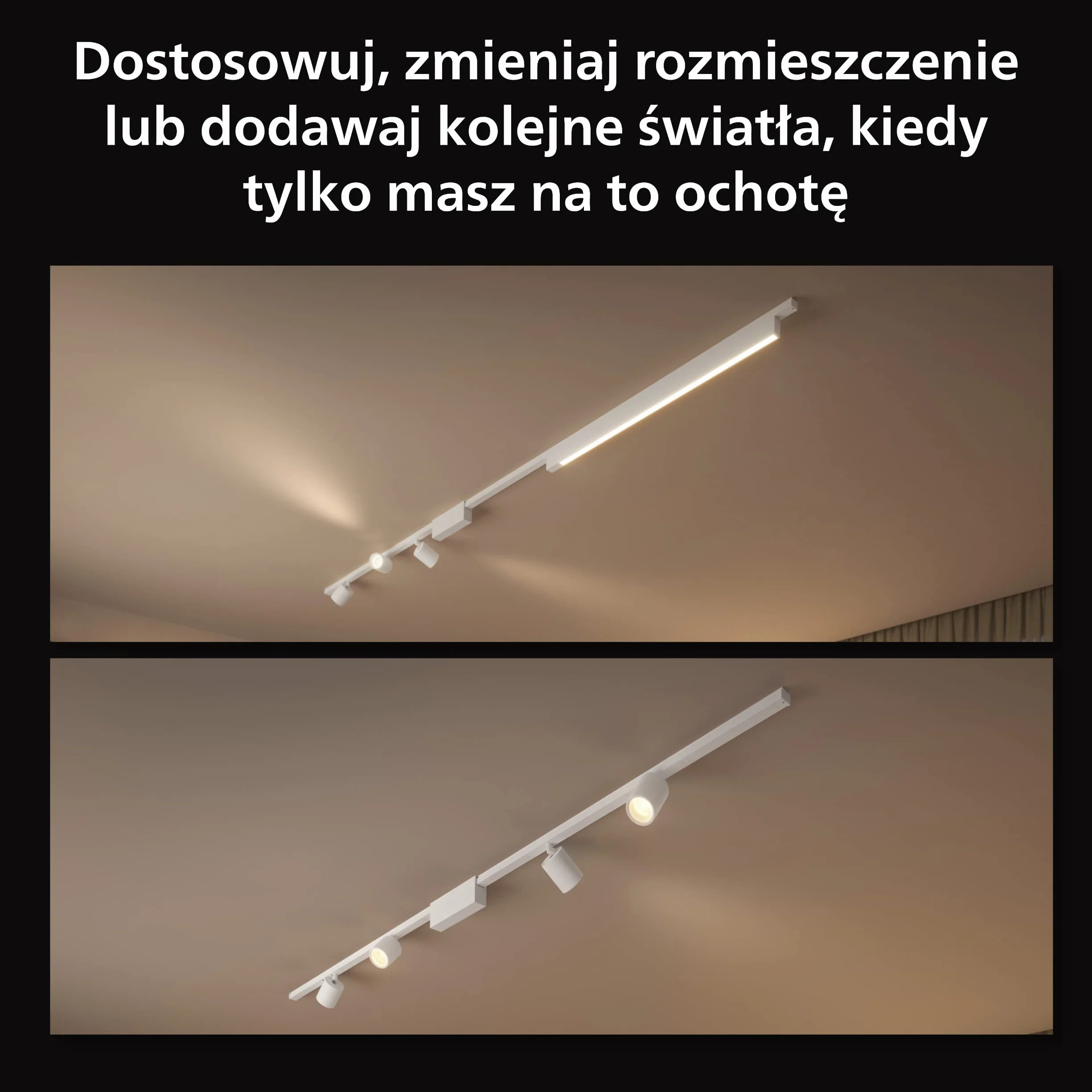 Philips Hue White and color ambiance Lampa wisząca Perifo (biała)