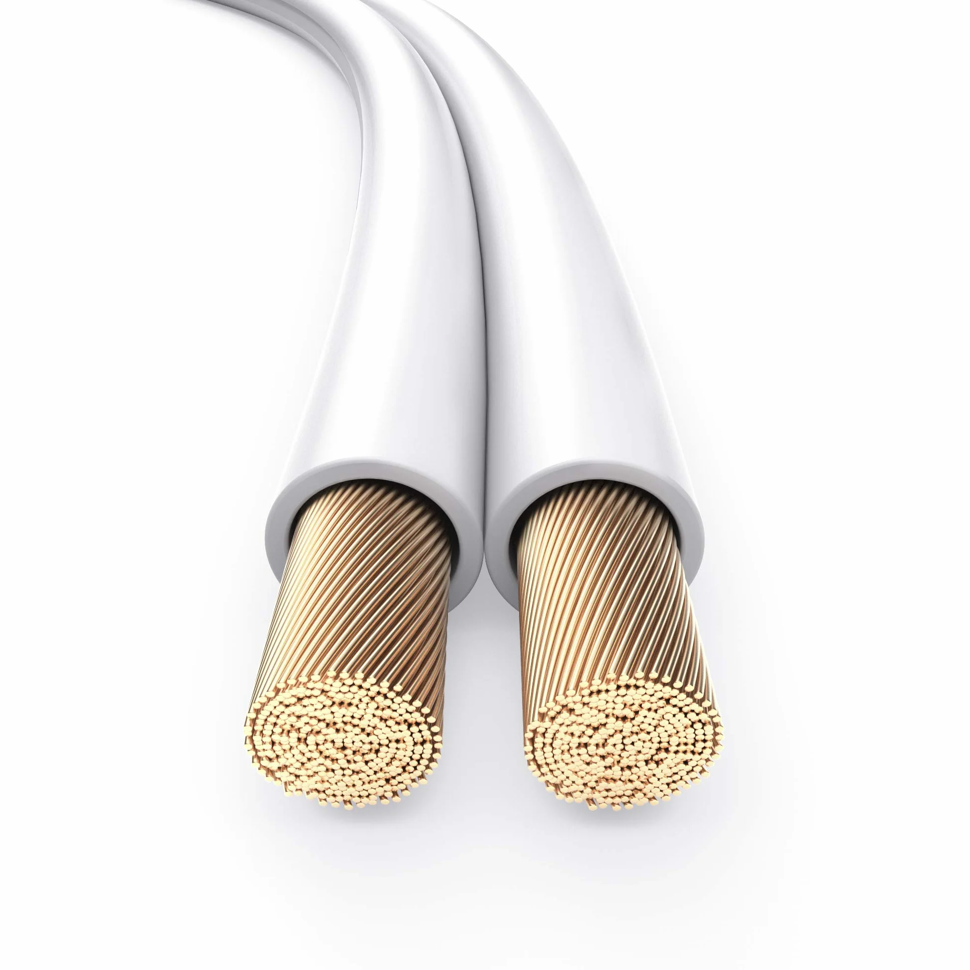 PureLink Kabel głośnikowy OFC 2 x 4,00 mm² 0,20 mm, 20,0 m, kabel miedziany z czystej miedzi do głośnika HiFi głośników subwoofera, kabel audio z oznaczeniem polaryzacji, biały