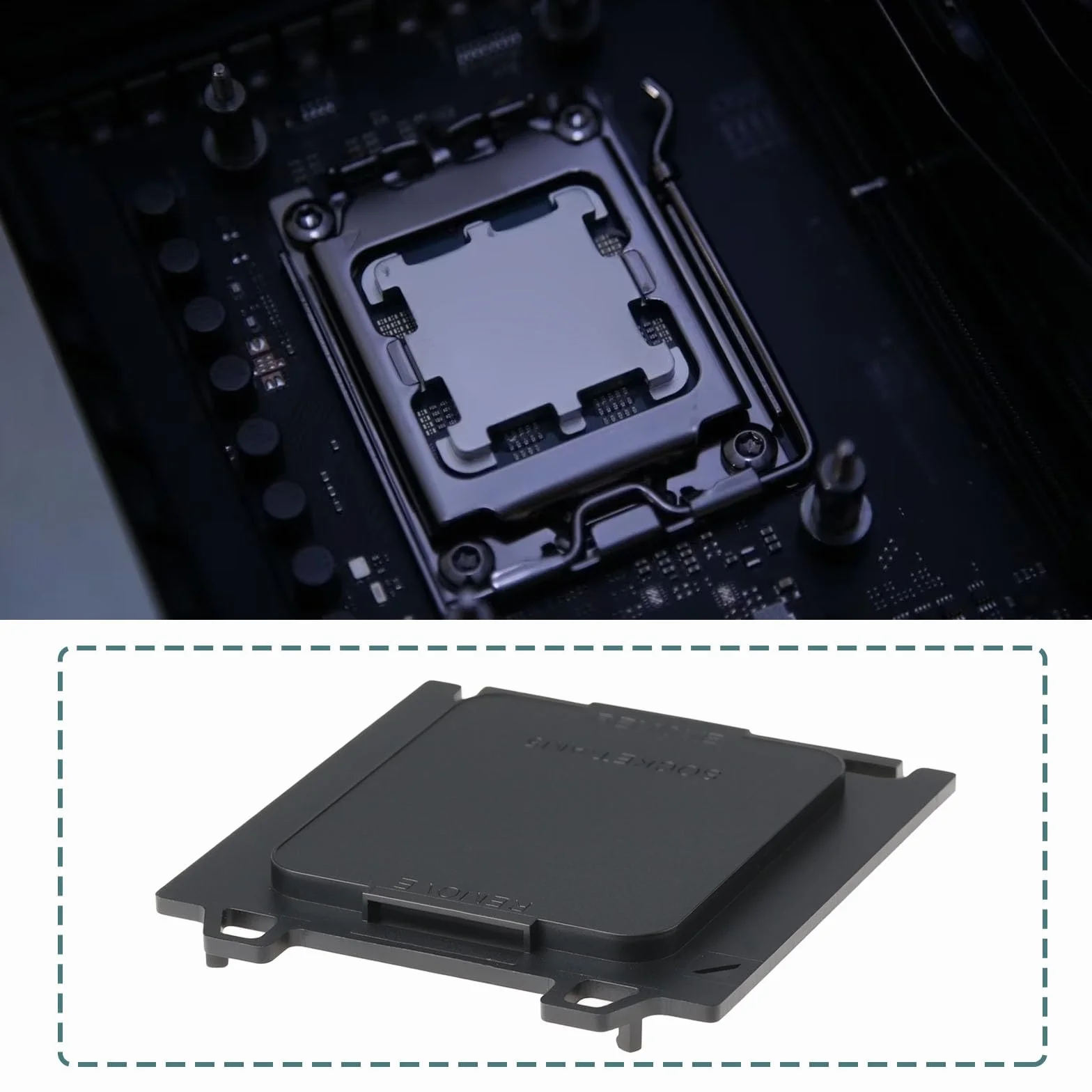 Osłona płyty głównej kompatybilna z AMD AM5 Ryzen LGA 1718 2 szt.