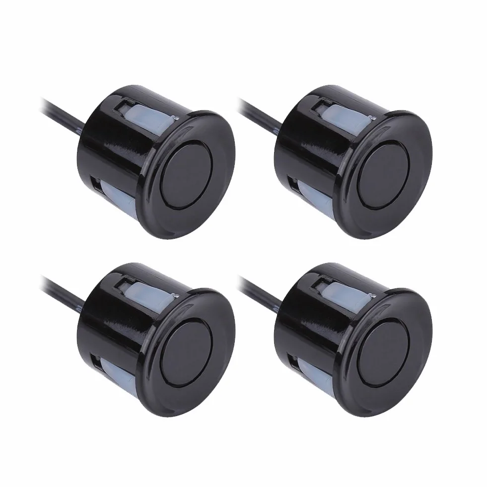 Czujnik parkowania 4szt Sonda cofania detektor kopii zapasowej pojazdu czarny kabel 4.5
