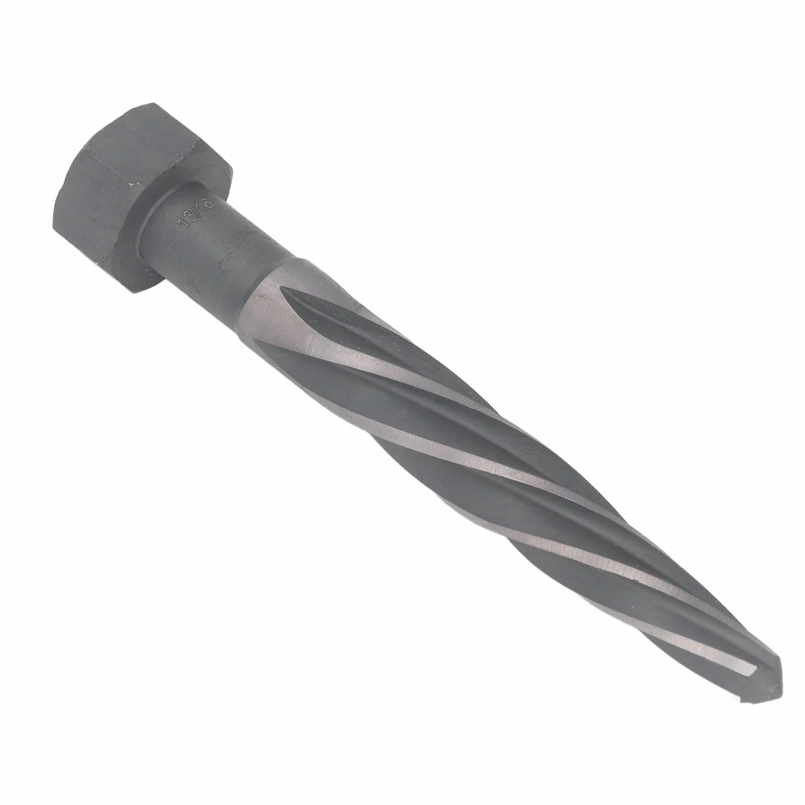 Rozwiertak M2 HSS6542 do wyrównywania materiału do montażu blach stalowych i konstrukcji metalowych - 5 spiralnych rowków ze stali szybkotnącej o średnicy 13/16 cala - Narzędzie