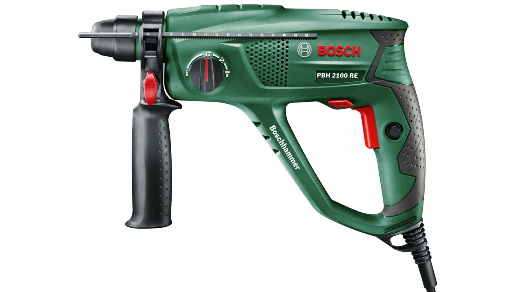 Bosch 06033a9300 Młot Udarowo-Obrotowy PBH 2100 RE 550 W Zielony