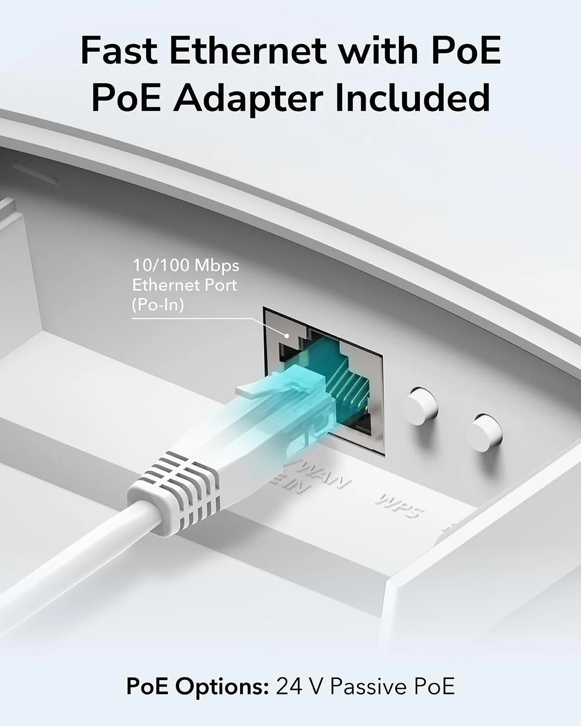 Cudy AC1200 zewnętrzny dwupasmowy wzmacniacz punkt dostępu router WISP pasywne PoE 24 V ochrona przed odgromami -40°C do 60°C
