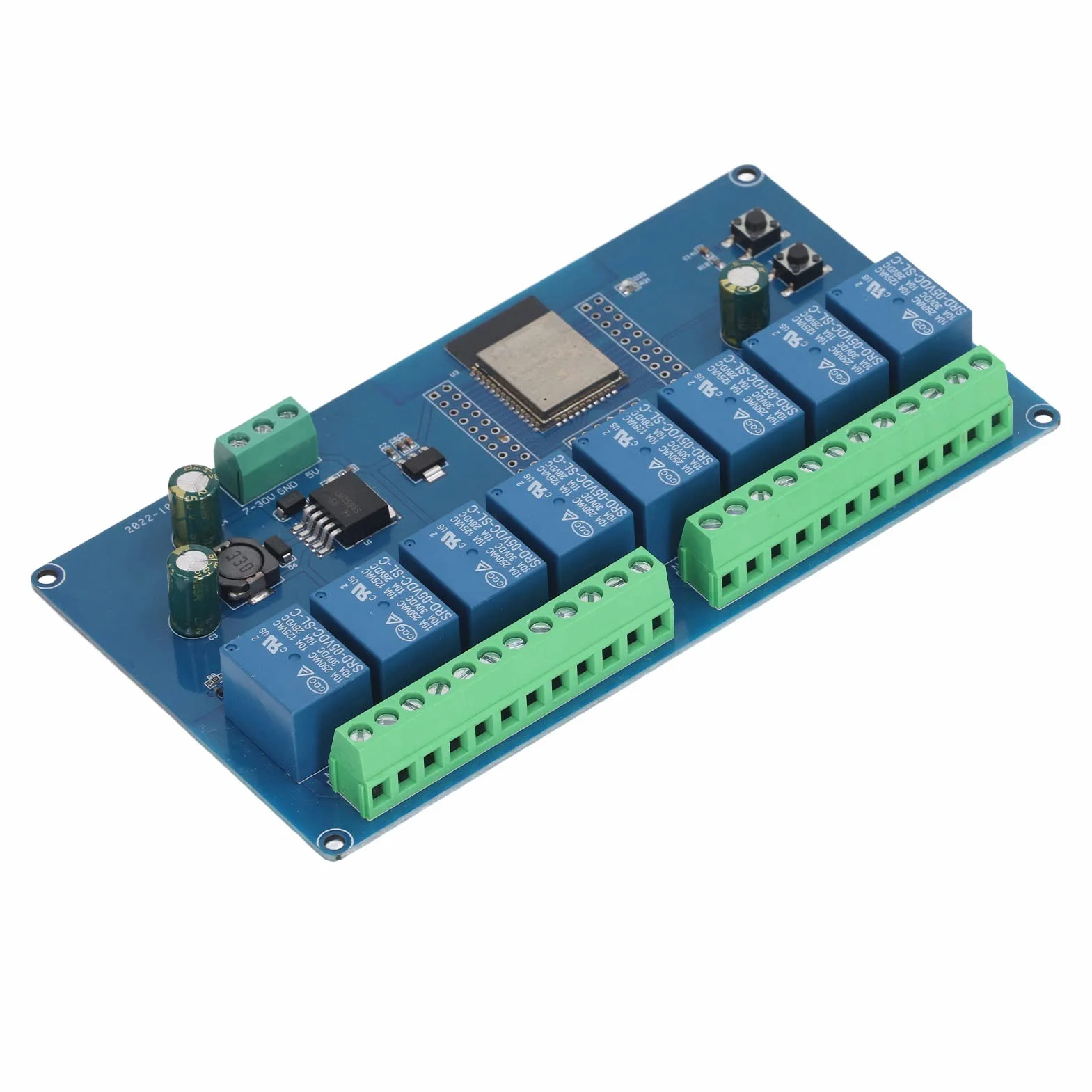 8-kanałowy moduł przekaźnikowy BLE WiFi do bezprzewodowego sterowania i prototypowania elektronicznego z płytą rozwojową DC