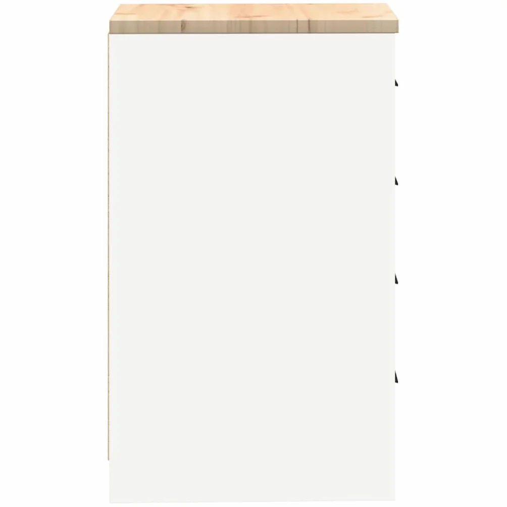 vidaXL Garażowa szafka do przechowywania Biała 40x51x85 cm, szafka, szafka narzędziowa, szafka dolna, szafka garażowa, szafka do przechowywania