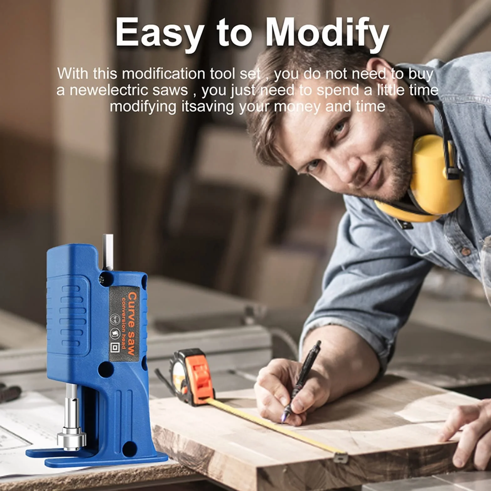 Ręczny adapter konwertera z adapterem mocowania brzeszczotu Wielofunkcyjny elektryczny piły szablastej do noża metalu, Wydajne Maszyny(Reciprocating Saw 04)