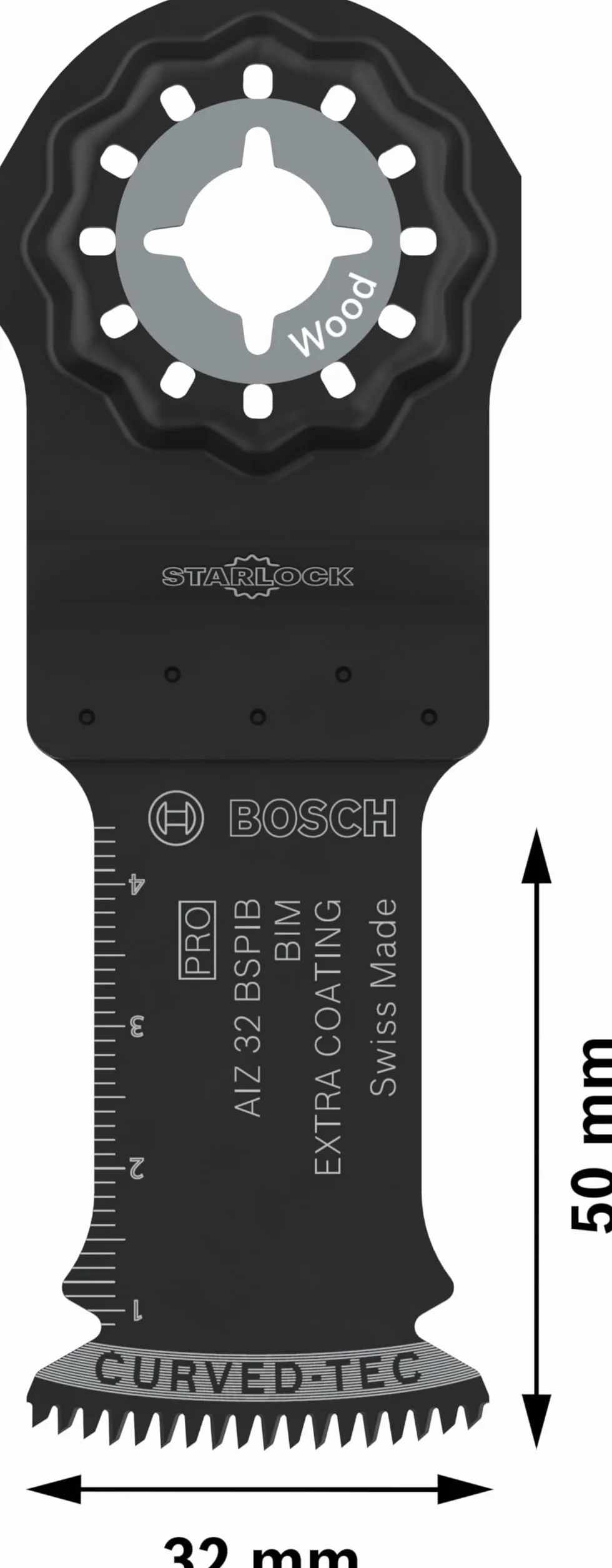 Bosch 5 x PRO Multi Material AIZ 32 BSPIB arkusz do narzędzi wielofunkcyjnych (do twardego drewna, płyt powlekanych tworzywem sztucznym, szerokość 32 mm, profesjonalne akcesoria, narzędzie