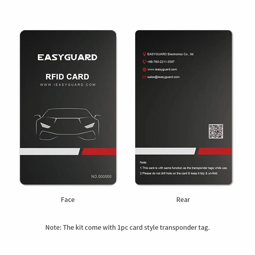 EASYGUARD EC004 inteligentny system alarmowy samochodowy RFID immobilizer bezkluczykowy