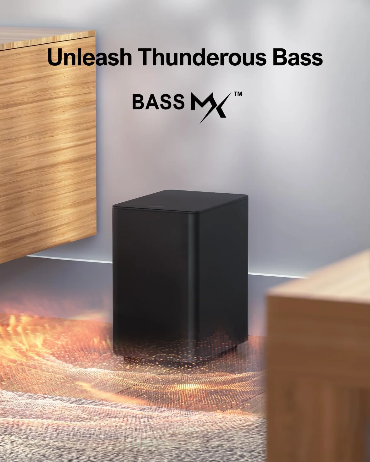 ULTIMEA Poseidon D50 5.1 Soundbar do telewizora z subwooferem i tylnymi głośnikami