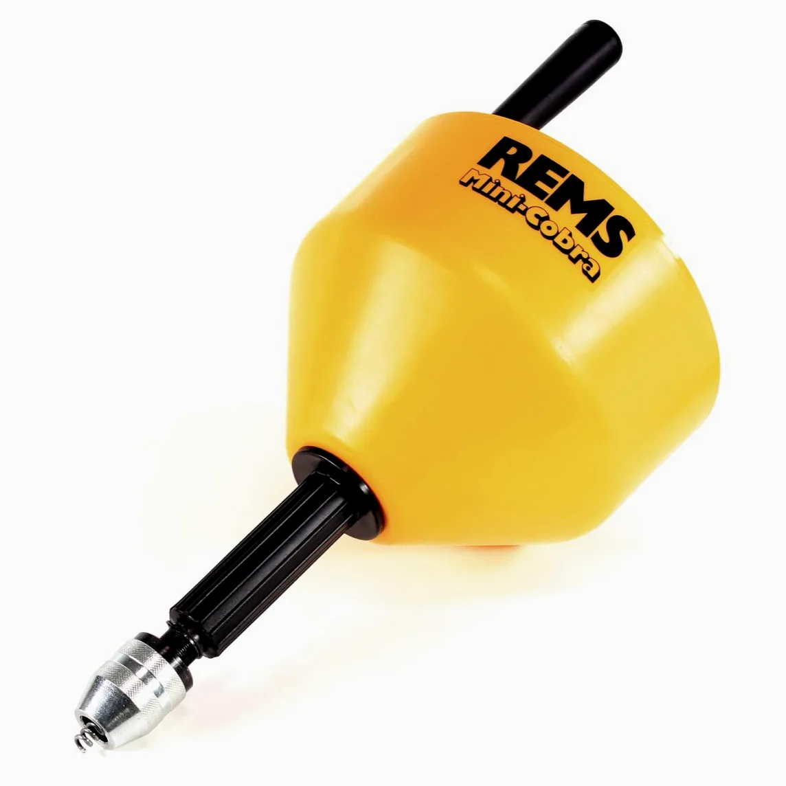 Rems Mini-Cobra urządzenie do czyszczenia rur (do pracy ręcznej i elektrycznej, do rur ø 20-75 mm, z korbą ręczną, 6-kątnym uchwytem do wiertarki) 170010 R