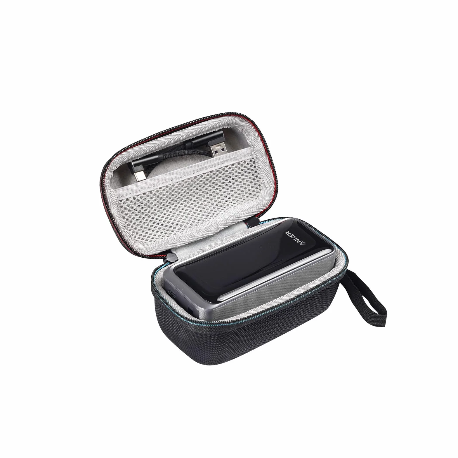 Pokrowiec EVA do Anker Prime Power Bank 200 W, twarde etui podróżne, czarne