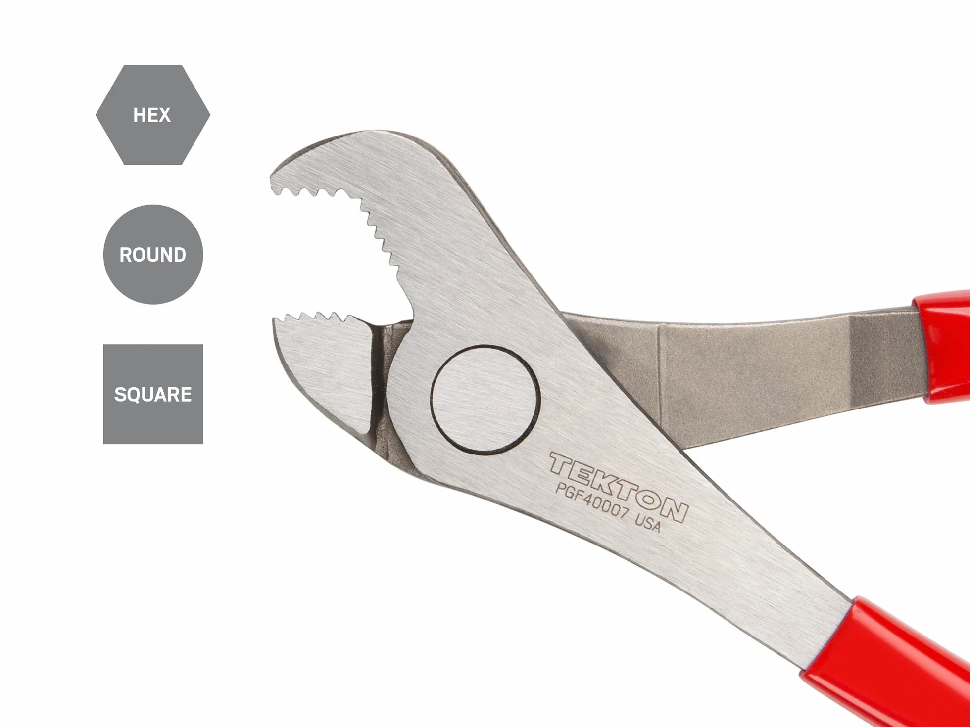 TEKTON PGF40007 szczypce szczękowe 7-3/4 cala | PGF40007