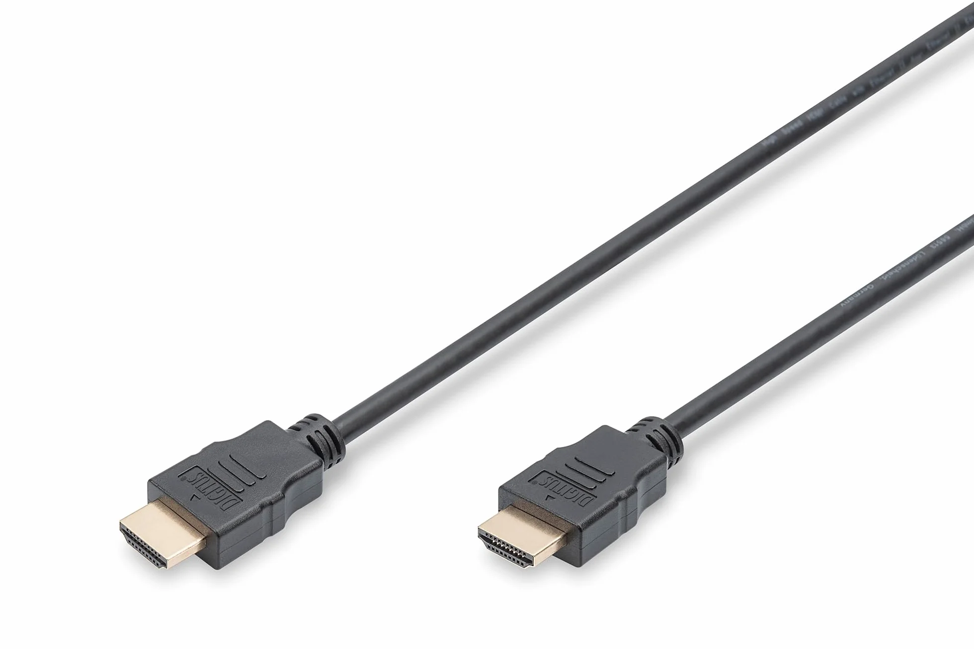 DIGITUS Kabel HDMI 2m UltraHD 4K/30Hz Ethernet pozłacane styki czarny