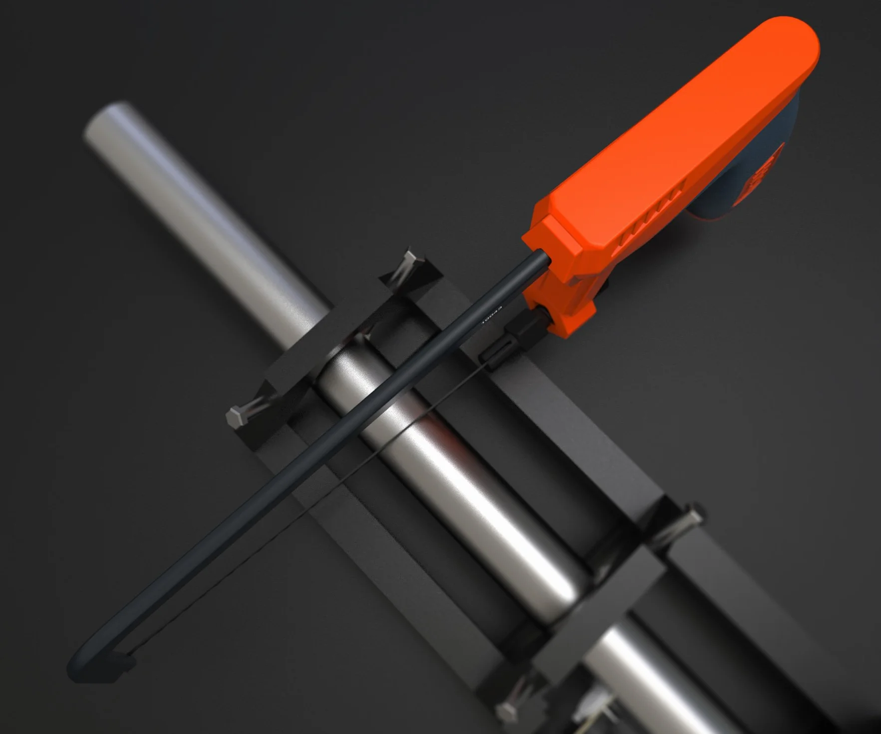Presch Junior Piła do metalu 150 mm - Profesjonalna mała piła ręczna z wymiennym brzeszczotem do cięcia metalu - Mini piła ręczna do metalu